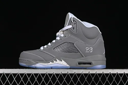 All categories Air Jordan Jordan series basketball shoes Air Jordan 5 Air Jordan 5 Retro AJ5 Joe 5 wolf gray color 136027-005